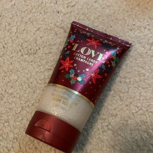 Bath & Body Works Love - Cotton Candy Champagne exfoliating glow body scrub 🍬